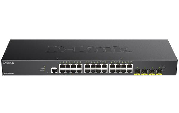 D-Link 28-Port Gigabit Smart Managed Switch with 24 RJ45 and 4 SFP+ 10G Ports - Network - Switches