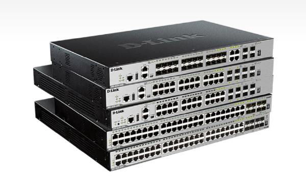 D-Link DGS-3630, 52-Port Stackable Managed Switch with Standard Image, 44 BASE-T PoE, 4 Combo BASE-T PoE/SFP and 4 (10G) SFP+ Ports