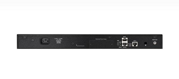 D-Link DGS-3630, 52-Port Stackable Managed Switch with Standard Image, 44 BASE-T PoE, 4 Combo BASE-T PoE/SFP and 4 (10G) SFP+ Ports