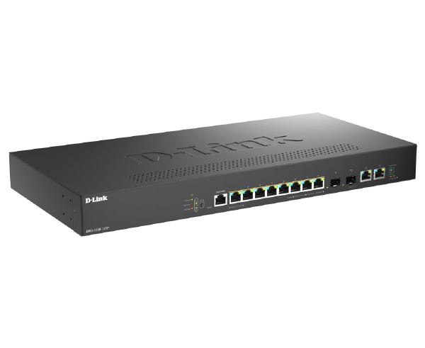 D-Link 8-Port Multi-Gigabit Smart Switch with 8 (2.5G) BASE-T PoE, 2 (10G) BASE-T and 2 (10G) SFP... - Image 2