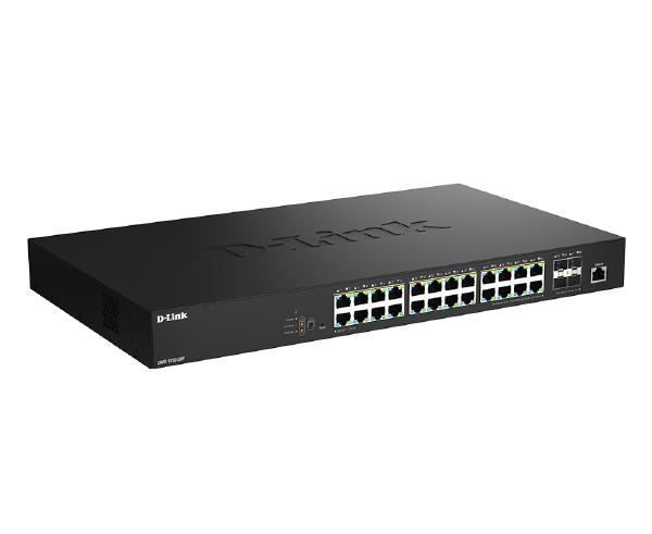 D-Link DMS-1250-28P, 28-Port Multi-Gigabit Smart Managed PoE++ Switch with 24 (2.5G) 90W PoE++ an... - Image 2