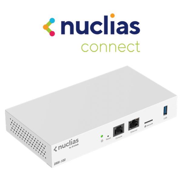 D-Link DNH-100 Nuclias Connect Hub, Hardware controller with pre-loaded Nuclias Connect Software. Manages up to 100 devices