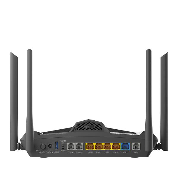 D-Link DSL-X1852E AX1800 Wi-Fi 6 ADSL2/VDSL2+ Modem Router with VoIP - Network - Router - Image 3