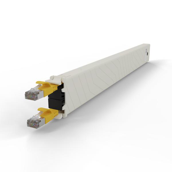 Patchbox.One 8RU STP Yellow Cat6A Cable Management Cassette, To be Installed in Patchbox.One Fram... - Image 6