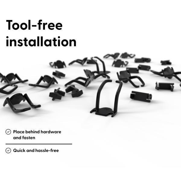 Patchbox.One Patchcatch 4-Pack, 0RU Cable Organiser - Network - Accessories - Image 3