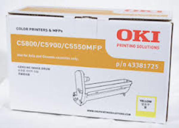 OKI Genuine MC853/MC873 EP Drum Cartridge Yellow 30,000 Pages - Printer - Consumables