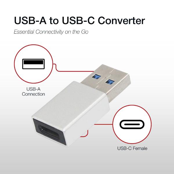 Shintaro USB-A to USB-C Female Adapter - Connect Your USB-C Devices to 4K Monitors, TVs & Project... - Image 5