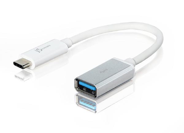 J5create JUCX05 USB-C 3.1 (Male) Type-C to USB-A Type-A (Female) Adapter - Convert or connect USB...