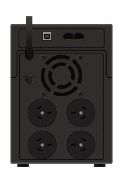 ION F11 1200VA Line Interactive Tower UPS, 4x Australian 3Pin Outlets, 195mm x 139mm x 364mm, 3 Year Advanced Replacement Warranty