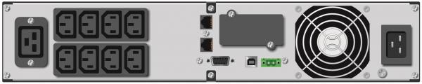 ION F16 3000VA / 2700W Line Interactive 2U Rack/Tower UPS, 8 x C13 (Two Groups of 4 x C13) 1 x C19, 3 Year Advanced Replacement Warranty. Rail Kit Inc