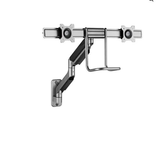 Brateck Fabulous Wall Mounted Gas Spring Dual Monitor Arm 17'-32',Weight Capacity (per screen) 9...