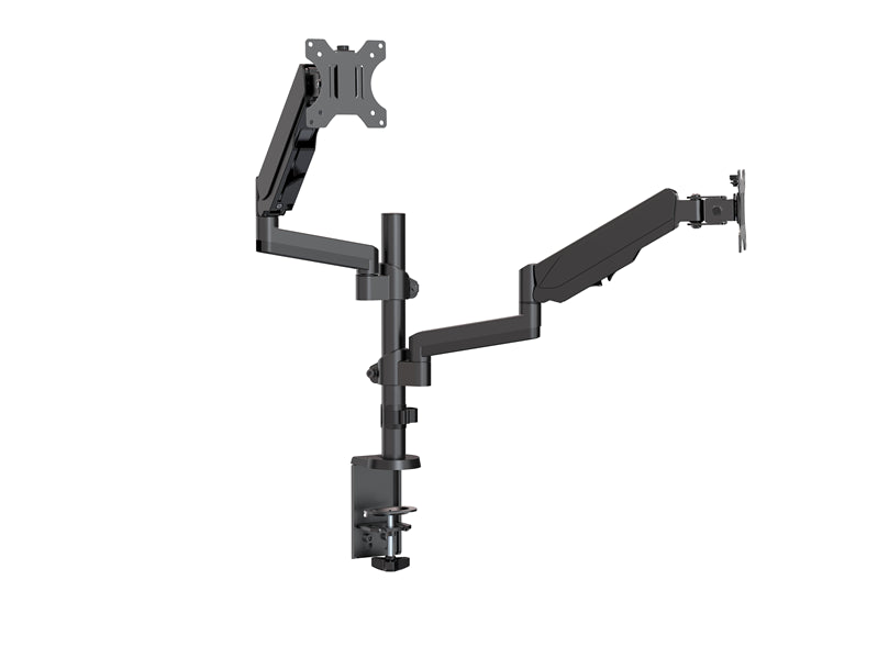 Brateck Dual Monitor Full Extension Gas Spring Dual Monitor Arm (independent Arms) Fit Most 17'-3... - Image 4