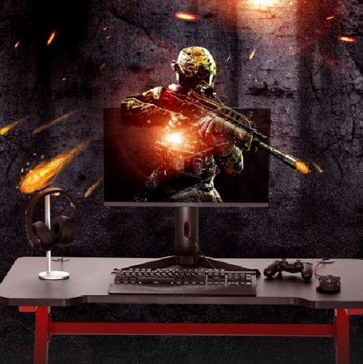 Brateck Single Free Standing Screen Classic Pro Gaming Monitor Stand Fit Most 17'-32' Monitor Up to 8kg/Screen--Black Color VESA 75x75/100x100 (LS)