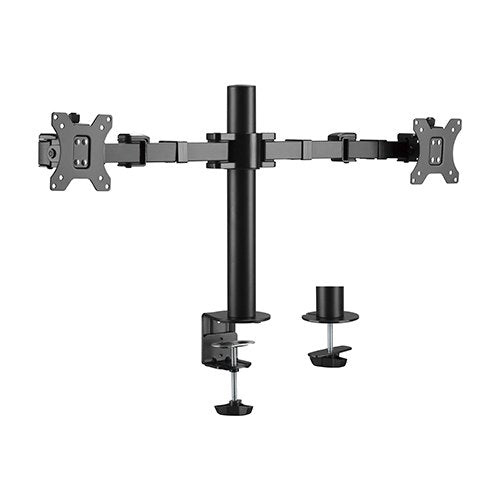 Brateck Dual Monitors Affordable Steel Articulating Monitor Arm Fit Most 17'-31' Monitors Up to 9...