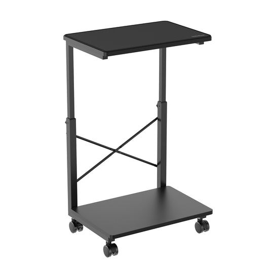mbeat® activiva Height Adjustable PC  Printer Storage Stand Black Adjustable Shelf Height: 55/60/...