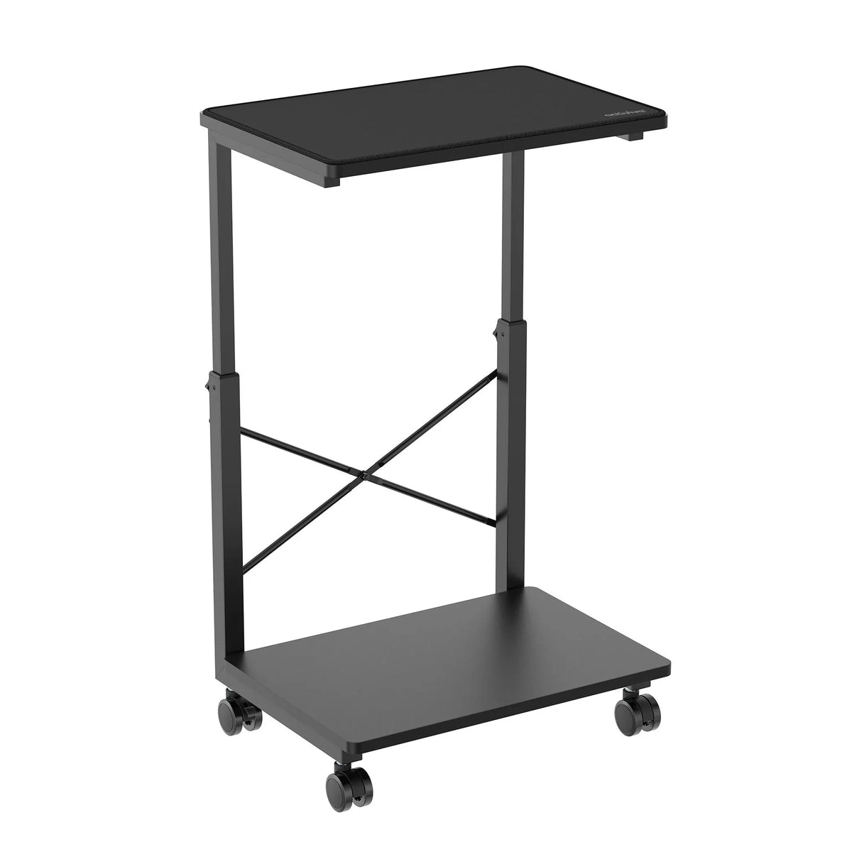 mbeat® activiva Height Adjustable PC Printer Storage Stand Black Adjustable Shelf Height: 55/60/...