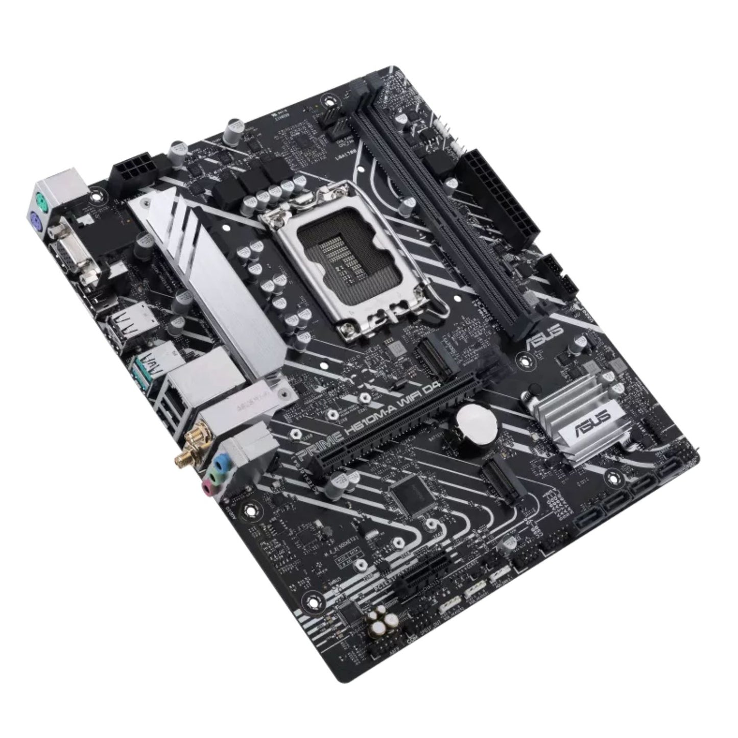ASUS H610M PRIME H610M-A WIFI D4 Intel LGA 1700 mATX Motherboard, DDR4 64GB PCIe4.0, Dual M.2 sl... - Image 3