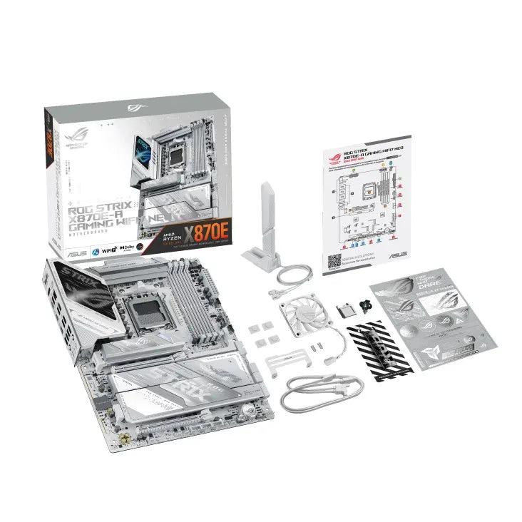 ASUS AMD ROG STRIX X870E-A GAMING NEO (AM5) ATX Motherboard, DDR5 256GB, PCIe 5.0, 4x M.2, 1x HDM... - Image 4