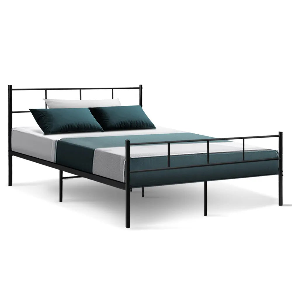 Artiss Bed Frame Double Metal Bed Frame SOL - Image 7
