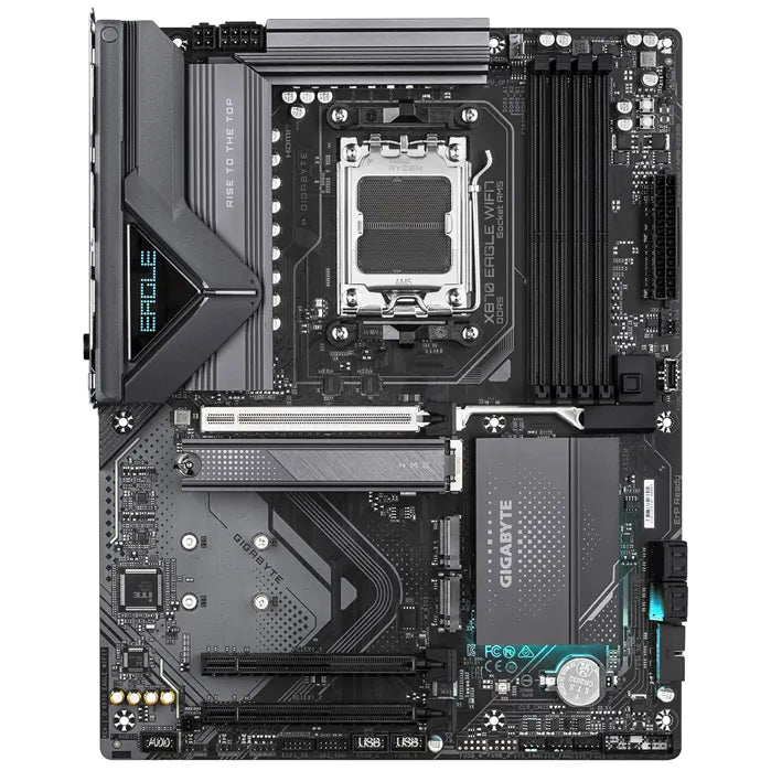 Gigabyte X870 EAGLE WIFI7 AMD AM5 ATX Motherboard 4x DDR5~256GB,3x PCIe x16, 3x M.2, 4x SATA 6, 4... - Image 2