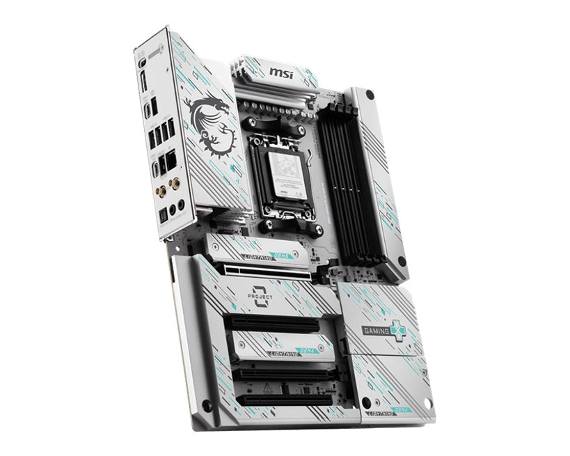 MSI B850 GAMING PLUS WIFI PZ, AMD Ryzen, 4x DDR5 256GB, 4x PCIe x16 slot, 3x M.2, 4x SATA 6G, 8x... - Image 3