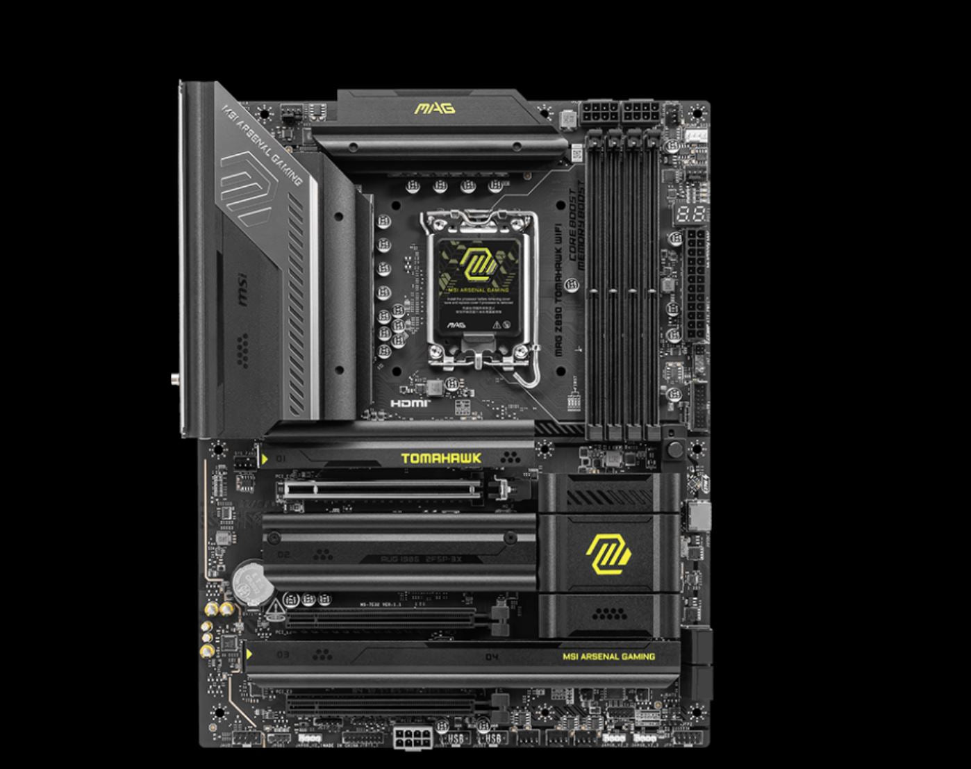 MSI MAG Z890 TOMAHAWK WIFI Motherboard, 4x DDR5 256GB, 3x PCI-E x 16, 4x M.2, 4x SATA 6G, 7x USB... - Image 2