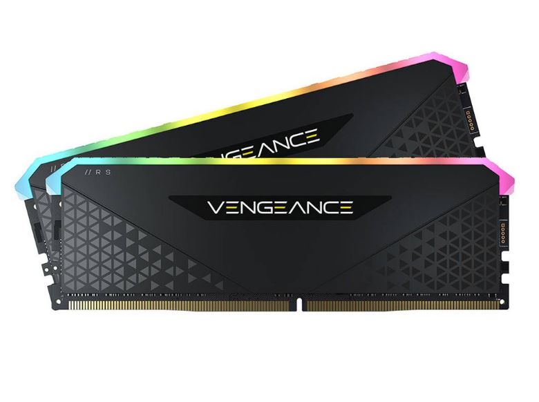(LS)Corsair Vengeance RGB RS 32GB (2x16GB) DDR4 3200MHz C16 16-20-20-38 Black Heatspreader Desktop Gaming Memory