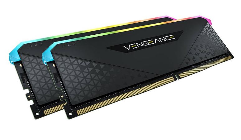 (LS)Corsair Vengeance RGB RS 32GB (2x16GB) DDR4 3200MHz C16 16-20-20-38 Black Heatspreader Desktop Gaming Memory