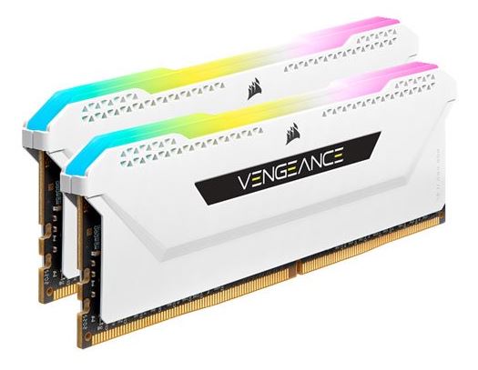 Corsair Vengeance RGB PRO SL 32GB (2x16GB) DDR4 3200Mhz C16 White Heatspreader Desktop Gaming Memory - Image 3