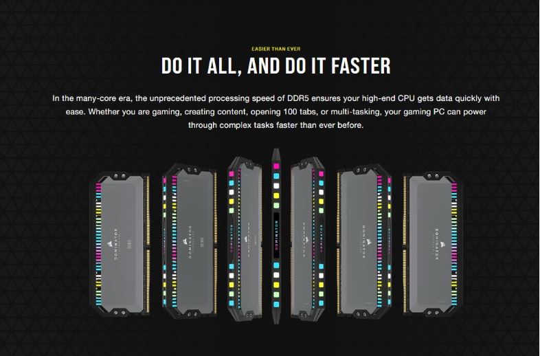 Corsair DOMINATOR® RGB DDR5 32GB (2 x 16GB) DDR5 5600 CL36-36-36-76 1.25V Intel XMP AMD EXPO - G... - Image 3