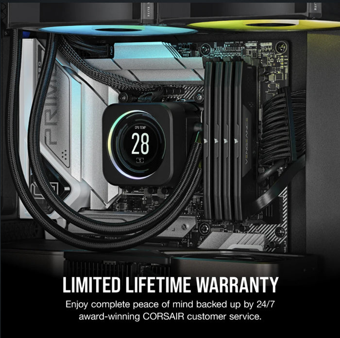 Corsair Vengeance RGB 32GB (2x16GB) DDR5 UDIMM 6000MHz CL30 1.4V Desktop Gaming Memory Black - Image 4