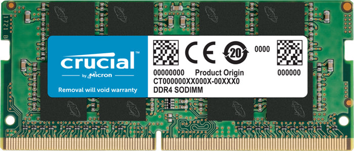 Crucial 16GB (1x16GB) DDR4 SODIMM 3200MHz CL22 1.2V Un-Ranked Notebook Laptop Memory RAM ~CT16G4S...