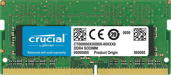 Crucial 8GB (1x8GB) DDR4 SODIMM 3200MHz CL22 1.2V Single Ranked Notebook Laptop Memory RAM ~CT8G4...