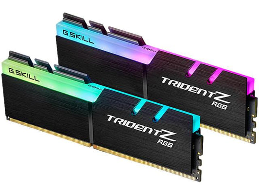 G.SKILL F4-3200C16D-16GTZR 16GB (2 x 8GB)/ PC4-25600 / DDR4 3200 Mhz/ Timings 16-18-18-38/ Voltag...