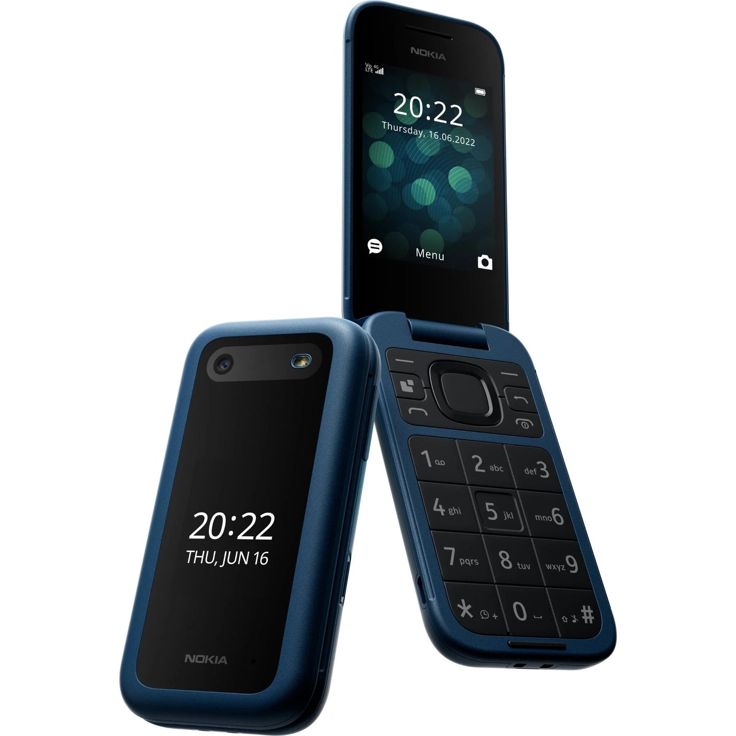 Nokia 2660 Flip 4G 128MB - Blue (1GF012HPG1A02)*AU STOCK*, 2.8', 48MB/128MB, 0.3MP, Dual SIM, 145... - Image 4