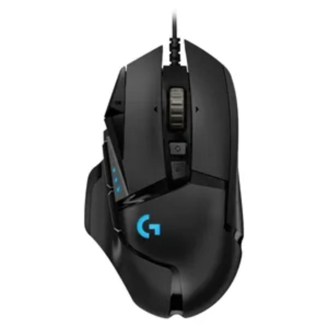 Logitech G502 Hero High Performance Gaming Mouse11 Programmable Buttons 16,000 DPI Tunable weight RGB 1ms 121g 2.1m
