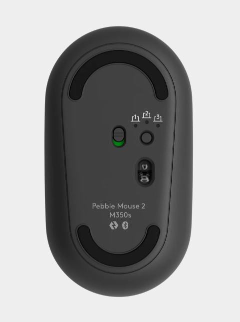 Logitech Pebble M350S Wireless Optical Mouse Graphite 1000 dpi Bluetooth Low Energy - Image 4