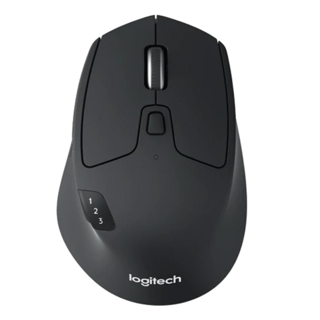 Logitech M720 Triathlon Multi-Device Wireless Bluetooth Mouse with Flow Cross-Computer Control File Sharing for PC Mac Easy-Switch up to 3 Devices