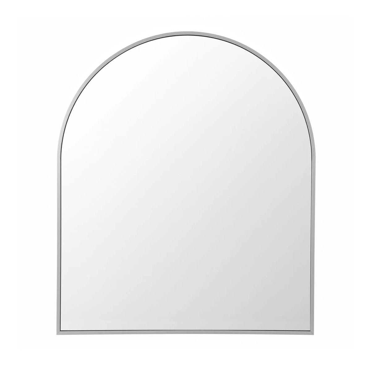 Embellir Arch Wall Mirror, Decorative Silver Frame Mirrors, 86x81cm Bathroom Vanity Mirror, Slim Frame for Living Room Entryway Bedroom Decor - Image 9