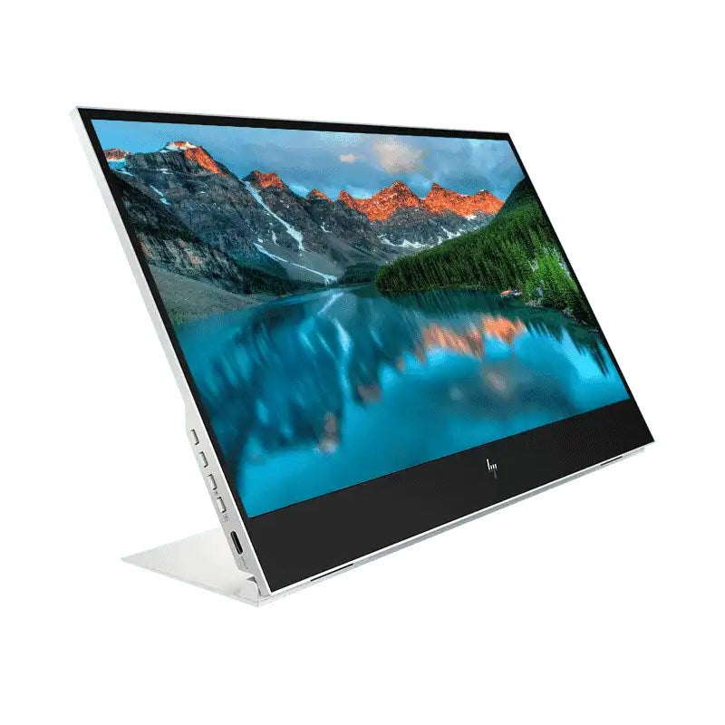 HP E14 14' FHD IPS USB-C Portable Monitor 1920x1080 Dual USB Type-C Tilt Adjustable Low Light Mode Slim Lightweight includes Sleeve 3yrs wty