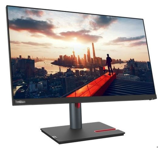 LENOVO ThinkVision P24h-30 23.8'/24' QHD USB-C Docking Monitor 2K 2560x1440 16:9 IPS Height Adjustable Tilt Swivel Pivot DP HDMI USB-C LAN USB3.2 Hub