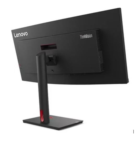 LENOVO ThinkVision T34w-30 34' WQHD Monitor 1500R Curve 4K 3440x1440 21:9 Height Adjustable Tilt and Swivel DP HDMI USB-C input LAN 4xUSB3.2 Hub 3yr