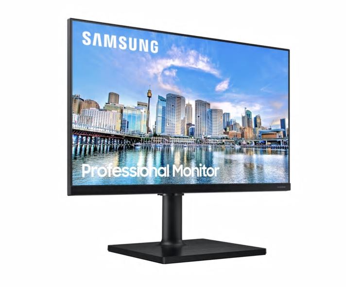 Samsung 23.8'/24' T45F 75Hz FreeSync IPS FHD Monitor 1920x1080 16:9 5ms Height Adjust Tilt Swivel Pivot DP 2xHDMI 2xUSB Hub VESA Game Mode FlickerFree