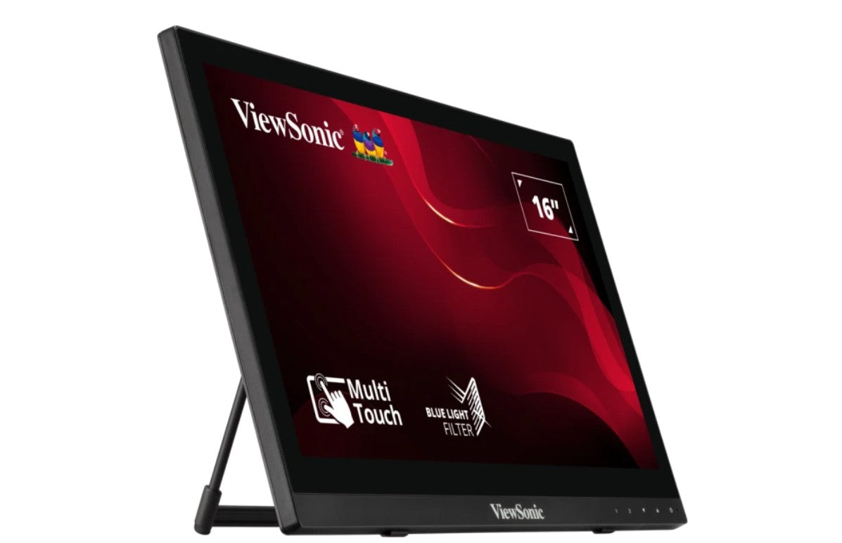 ViewSonic TD1630-3 16' 10 Point Projected Capactitive Touch, HDMI and VGA, Dual Speakers, Durable... - Image 2