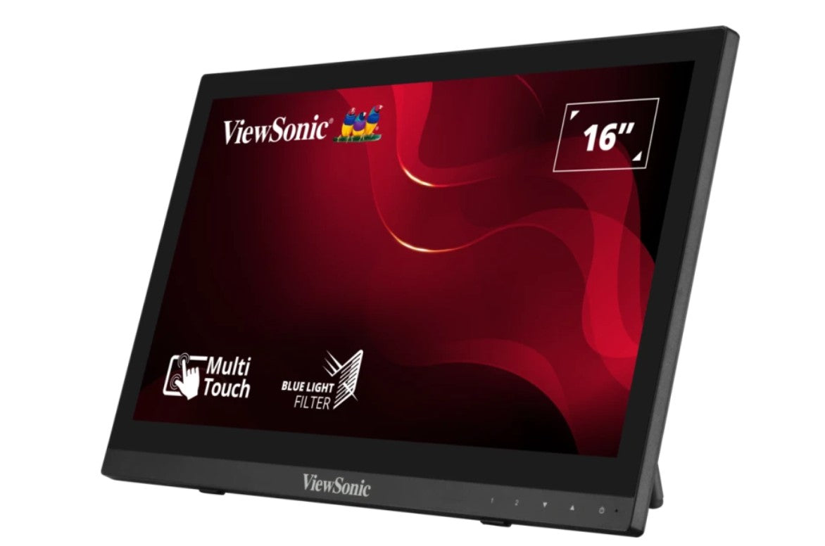 ViewSonic TD1630-3 16' 10 Point Projected Capactitive Touch, HDMI and VGA, Dual Speakers, Durable... - Image 3