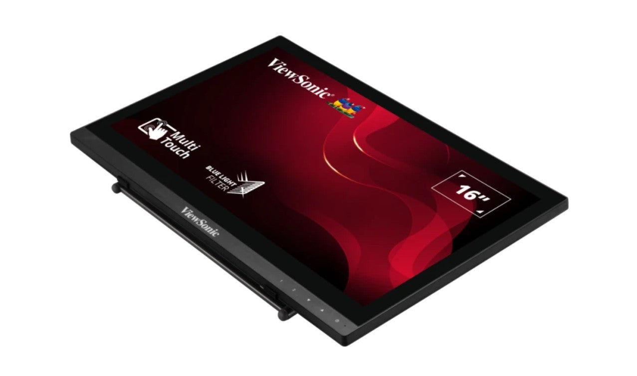 ViewSonic TD1630-3 16' 10 Point Projected Capactitive Touch, HDMI and VGA, Dual Speakers, Durable... - Image 4