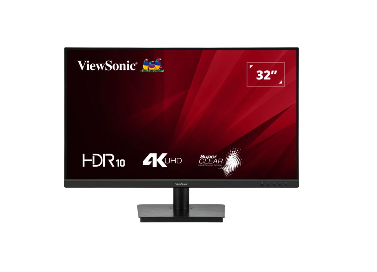 ViewSonic 32' VA3208 4K UHD 3840 x 2160, Superclear, HDR10, 2x HDMI and 1x DP, 3.5 Audio Port, Of...