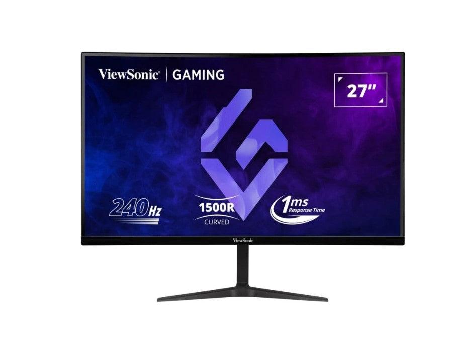 ViewSonic 27' Curved 240Hz 1ms FHD Ultra Smooth 1500R Adaptive - AMD Free Sync Premium, VX2719-PC...