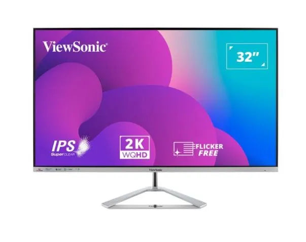ViewSonic 32' 2K QHD (2560 x 1440) Business Professional Ultra Thin Stylish, Elegant,SuperClear I...
