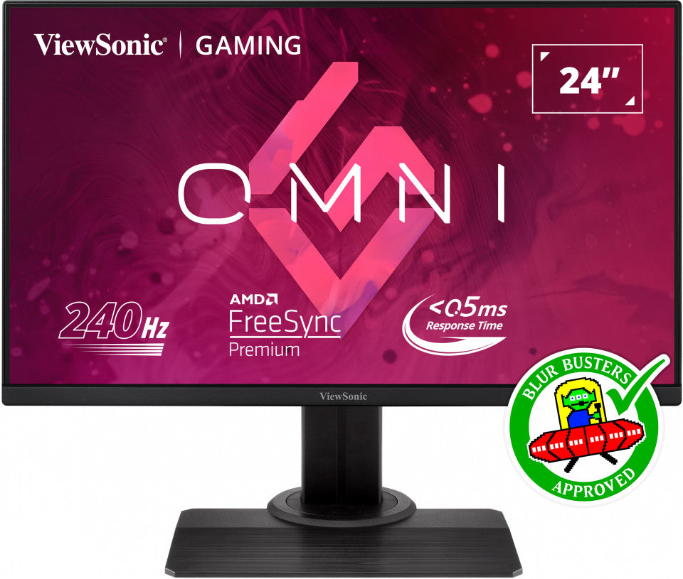 (LS)ViewSonic 24'' 240 Hz 0.5ms GTG, IPS FHD, HDR400, 350 cd/m² , BLUR BUSTERS 2.0, FPS, RTS, MOBA Game mode, HAS, XG2431 Professional Gaming Monitor